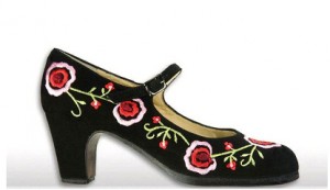 a decorated flamenco dance shoe